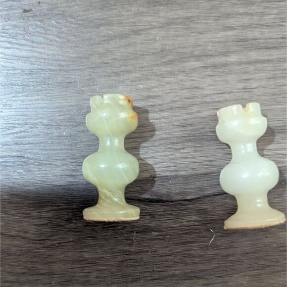 Handcrafted Marble Chess Set 32 Pieces Ornate Design Board Game Decor no board - Picture 13 of 16